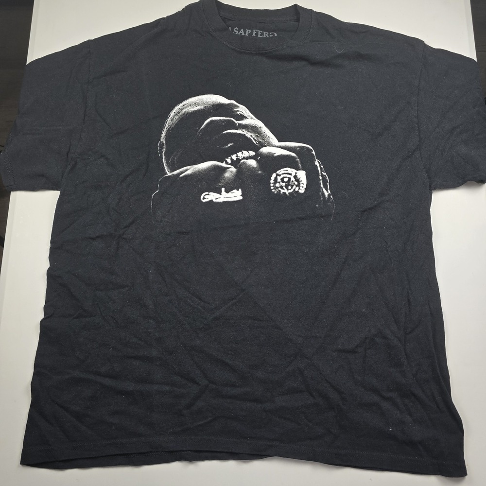 ASAP A$AP Ferg Mens Black Shirt XL